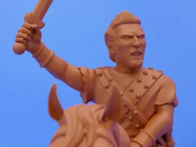 Spartacus knight 3D print model