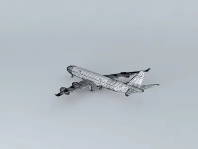 GoldenJet Airbus A340 200 Canadian Iceberg Free 3D model