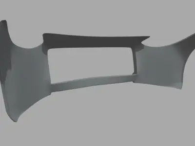 Front Bumper Nissan 400Z Low-poly 3D model