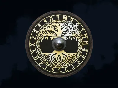 Viking Shield - Fresforged edition 3D Model Collection