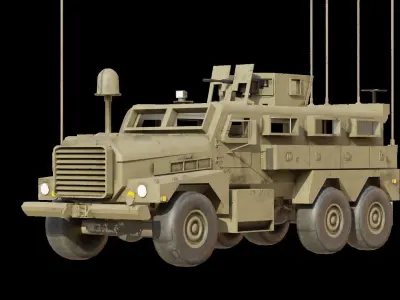 cougar 6x6 Low-poly 3D model