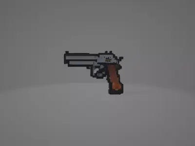 3D Pixel Gun 3D model