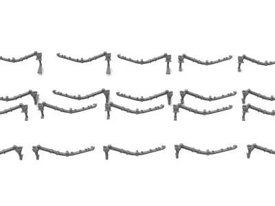 crane beam for boats 3D print model