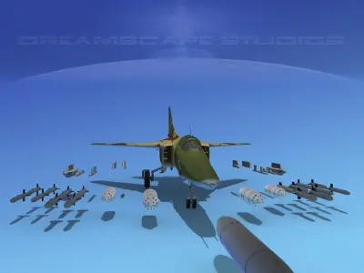 Mig-27 Flogger V15 India 3D model