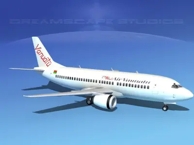 Boeing 737-300 Air Vanuatua 3D model