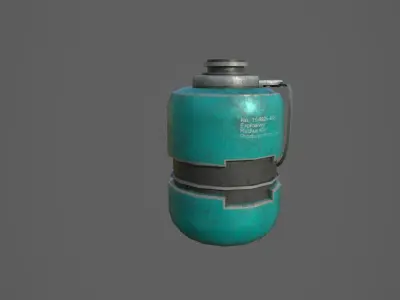 Sci Fi Grenades Low-poly 3D model