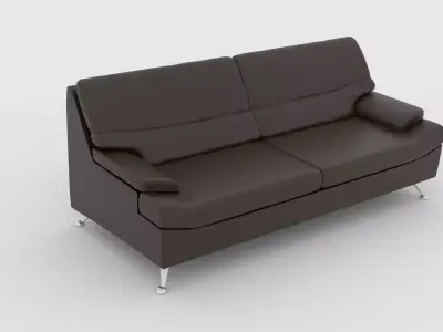 Couch leather sofa Free 3D model