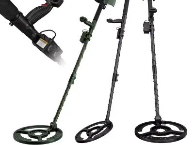 Mine Detector Low-poly 3D model