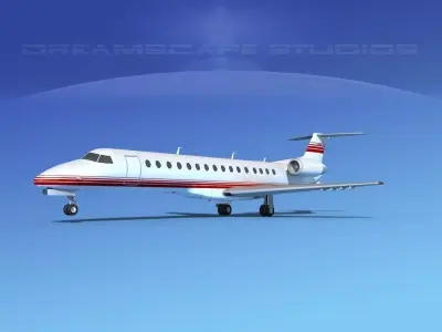 Embraer ERJ-140 Corporate 4 3D model