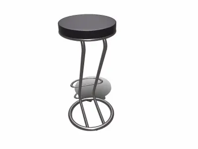Barstool PBR Free 3D model