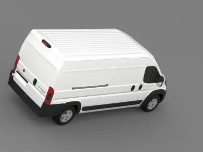 Fiat Ducato Maxi Van L3H2 2015 3D model