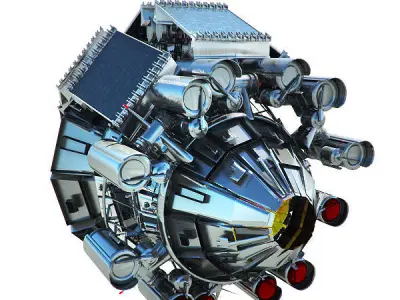 Collector Pod - Space Ship 3D model