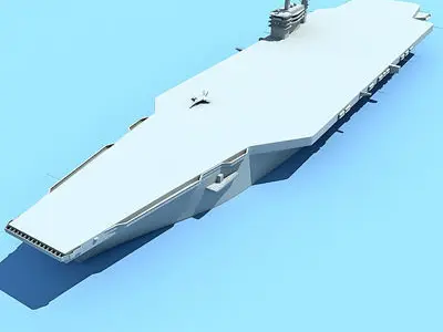USS Nimitz Aircraft Carrier   3D model