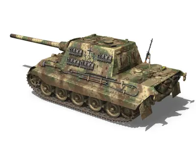SDKFZ 186 Jagdtiger - 323 3D model