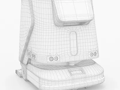 Intelligent Commercial Cleaning Robot Pudu CC1 3D model