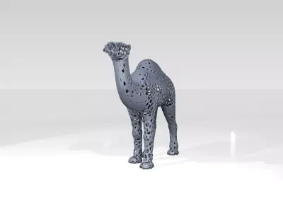 Dromedary Voronoi 3D model