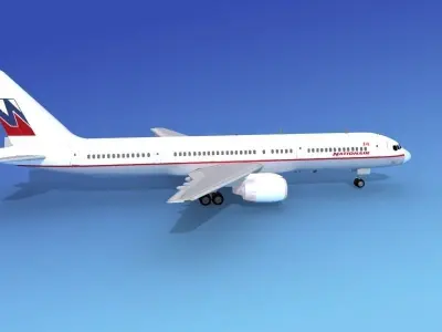 Boeing 757-200 Nationair 3D model