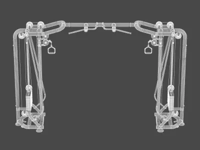 Technogym Cable Crossover 3D model