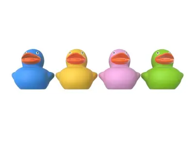 Duck toy 3D model