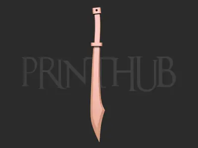 Jujutsu Kaisen - Jet Black Shadow Sword Megumi Fushiguro 3D print model