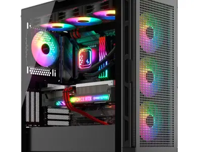 Gaming PC 16 3D model