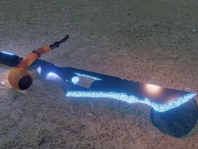 Gentleman Holographic Sword 3D model