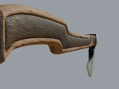 Viking ax high poly 3d model PBR 3D model