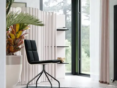  Replica Dressy Plyfold Chair Model, Black 