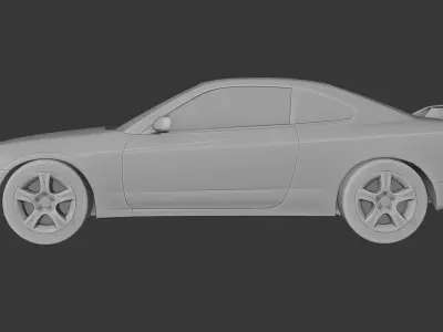 Nissan Silvia S15 Printable Model 3D print model
