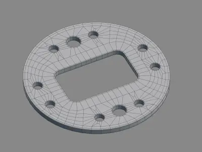 Hard Surface Kitbash free sample Free low-poly 3D model