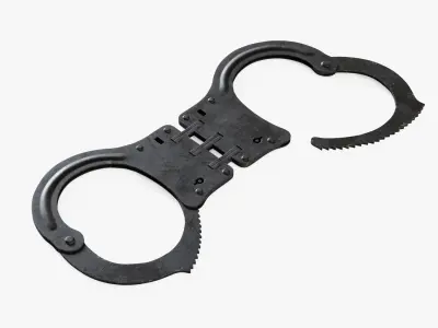 Handcuffs Low-poly 3D model