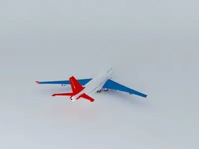 Boeing 747 400 3D model