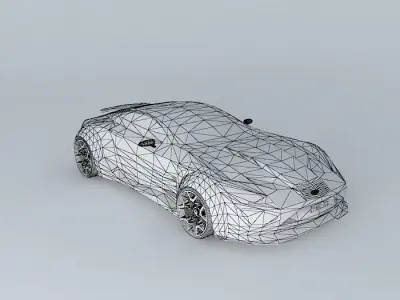 NEG Sports car Free 3D model