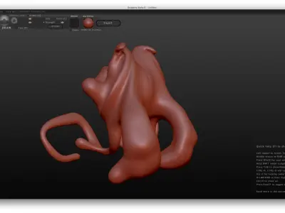 Petintosch animal with eyes 3D model