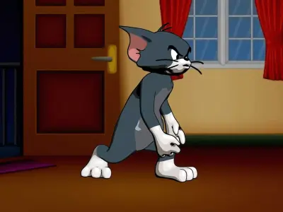 TOMZ-004 Walking animation 3D model