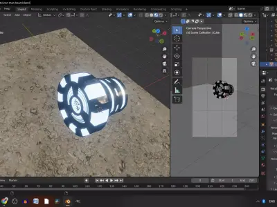 IRON MAN HEART the ARC reactor Low-poly 3D model