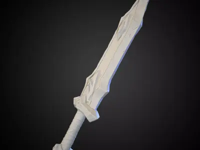 Stylized Sword 34 3D model