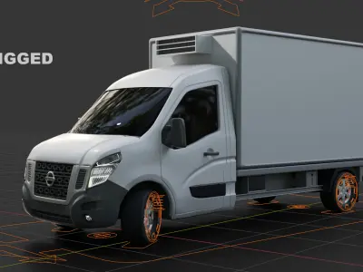 Nissan NV400 Box Van 3D model