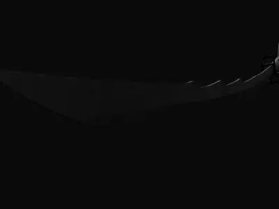 BLEACH Katana - Ichigo Zangetsu 3D model