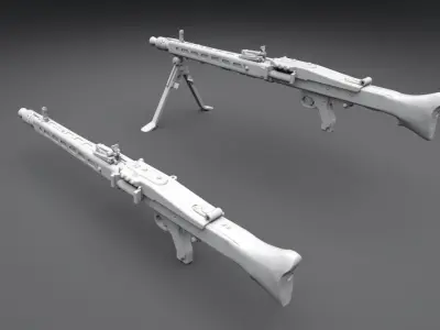 MG42 Scale model 3D print model