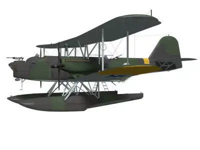 Heinkel He59B 3D model