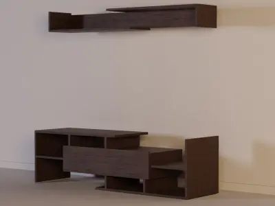AlphaB2B STANDARTTVVEGE Tv Unit Free low-poly 3D model