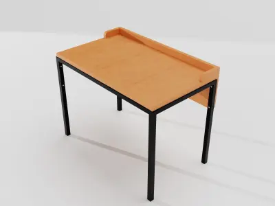 Classroom Desk 3D Model Free 3D model