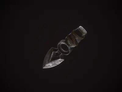 Jett Knife Valorant Low-poly 3D model