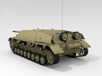 Jagdpanzer IV 70 V 3D model
