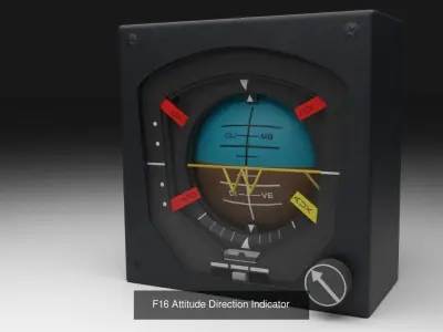 F16 Centre Console Instruments PACK 3D Model Collection