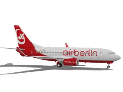 airberlin Boeing 737-700w 3D model