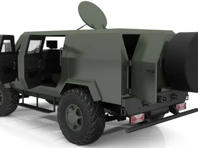 BBM Kozak military  3D model