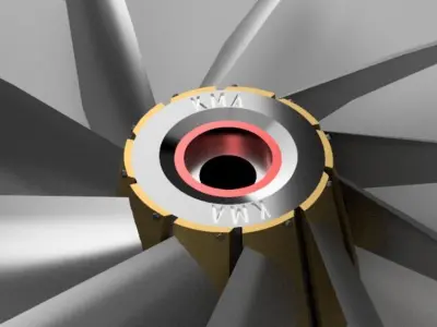 mechanical fan 2 3D model
