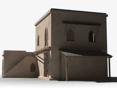 Arab x6 Low-poly 3D model